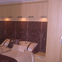 fitted wardrobes wood grain