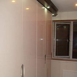 gloss fitted wardrobes