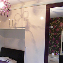 gloss fitted wardrobes