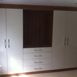 gloss fitted wardrobes